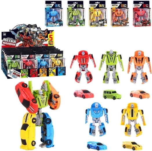 Transformujący robot Mecha Warrior 2 w 1 - 1 sztuka