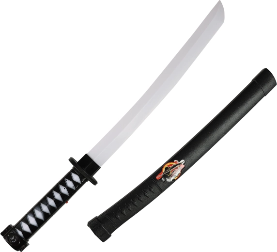 Dziecięcy ninja samurajski miecz ze światłem i dźwiękiem 56 cm
