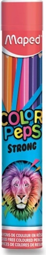 Kredki MAPED Color’Peps Strong w metalowej tubie, 12 szt.