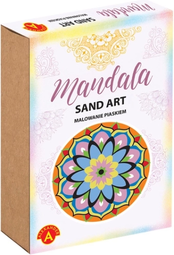 Malowanie piaskiem – mandala