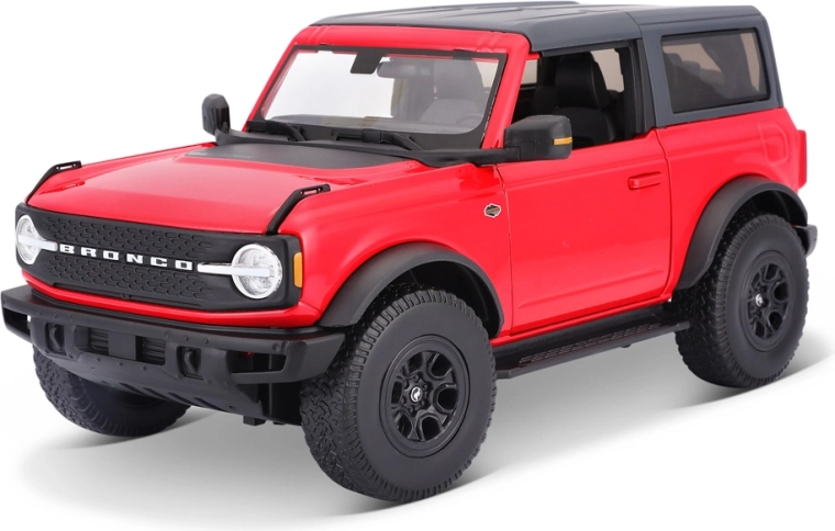 Maisto Ford Bronco Wildtrak czerwony 1:18