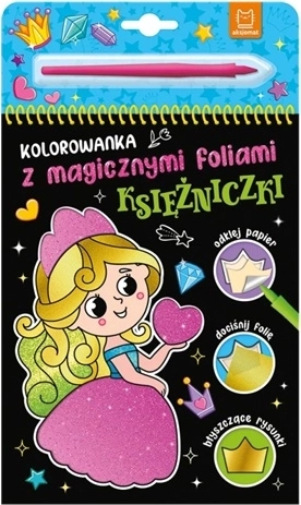 Magiczne foliowe kolorowanki Księżniczki