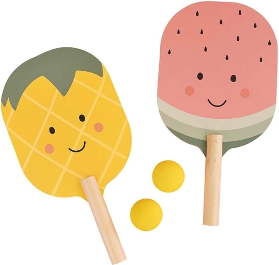 Dwie wesołe rakietki: ananas i arbuz