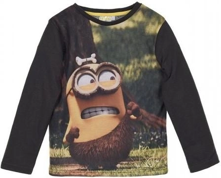 Antracytowa koszulka Minionki