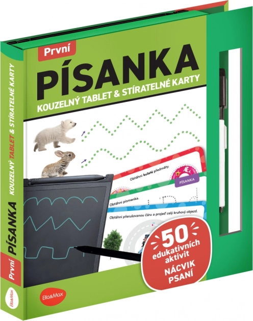 Magiczny tablet i ścieralne karty do nauki pierwszego liczenia – Pierwszy zeszyt do pisania