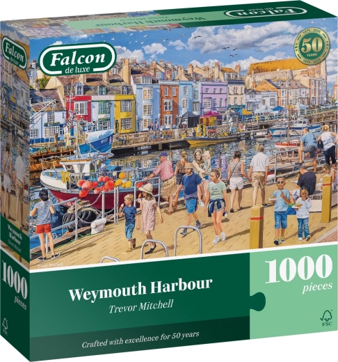 Puzzle Falcon Port Weymouth 1000 elementów