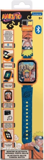 Dziecięcy smartwatch Lexibook Naruto z Bluetooth, aparatem i kartą 8GB