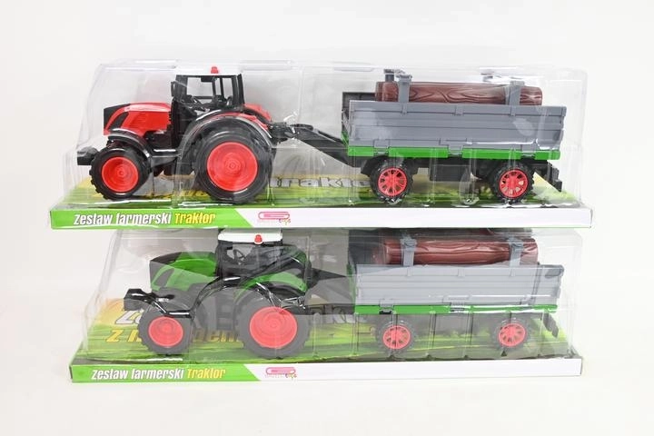 Traktor z przyczepą