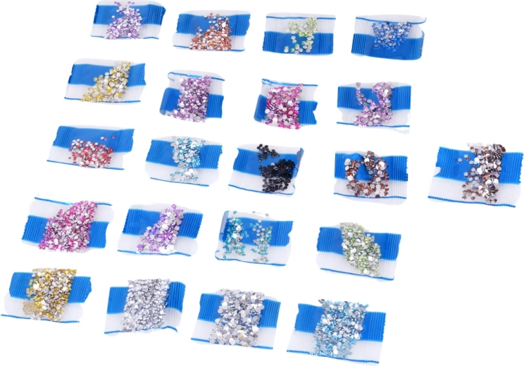 Błyszczące diamenciki w wielu kolorach