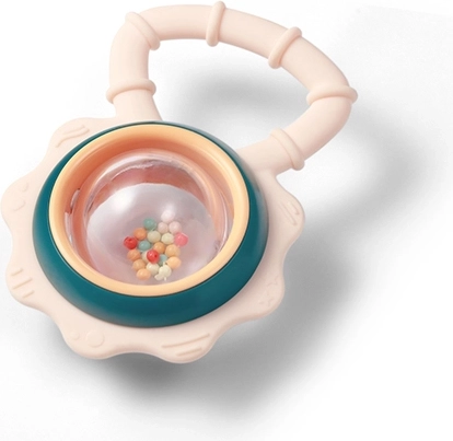 BabyOno grzechotka z gryzakiem Flower 3m+