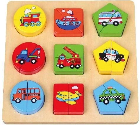 Puzzle BABU środki transportu