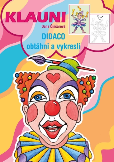 Akim Didaco kolorowanki klauni - 1 szt.