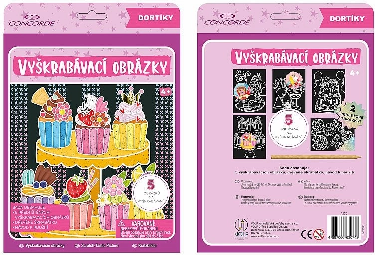 Wydrapywanki Babeczki CONCORDE