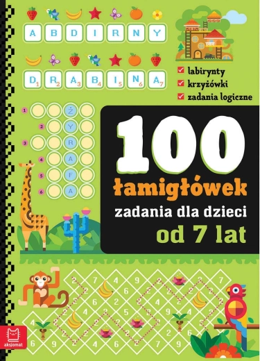 100 łamigłówek i zadań dla dzieci od 7 lat