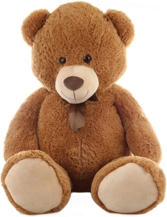 Pluszowy miś 120 cm z kokardą