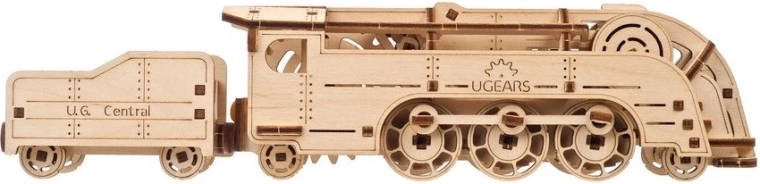 Retro mini lokomotywa z pięknymi detalami
