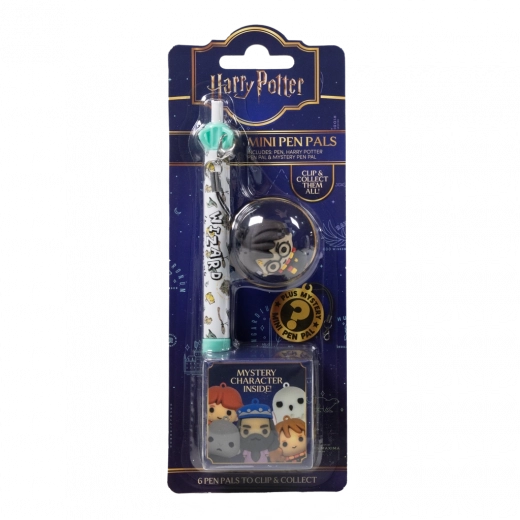 Harry Potter mini długopis kulkowy Magical Locations z brelokiem