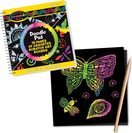 Melissa & Doug kreatywny blok z obrazkami do zdrapywania i drewnianym rylcem