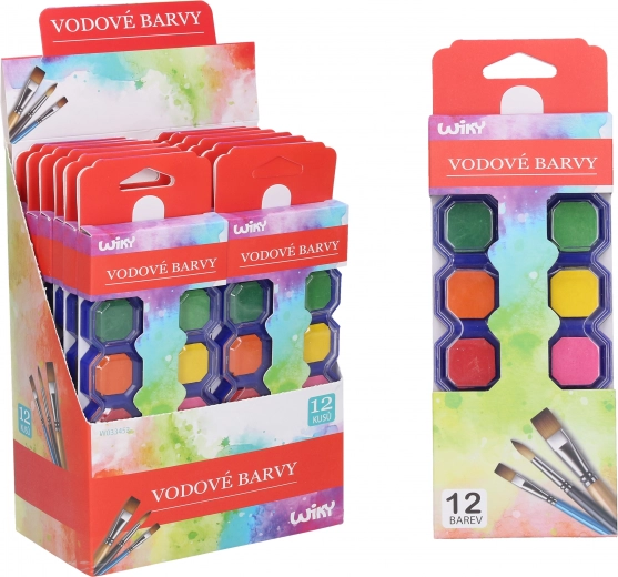 Farby akwarelowe 12 szt.