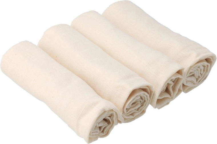Pieluszki tetrowe z bawełny organicznej New Baby Softy 70 × 70 cm, 4 szt.