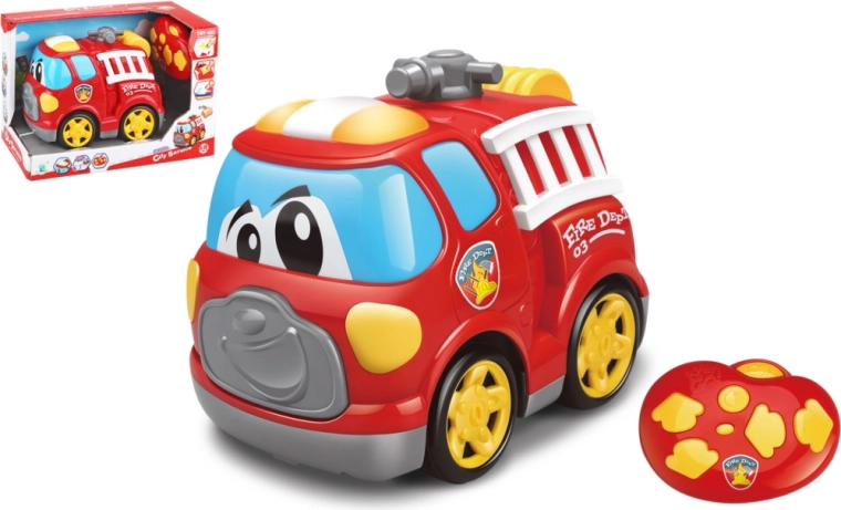 Kiddy Go! Zdalnie sterowany wóz strażacki 2,4 GHz 19 cm