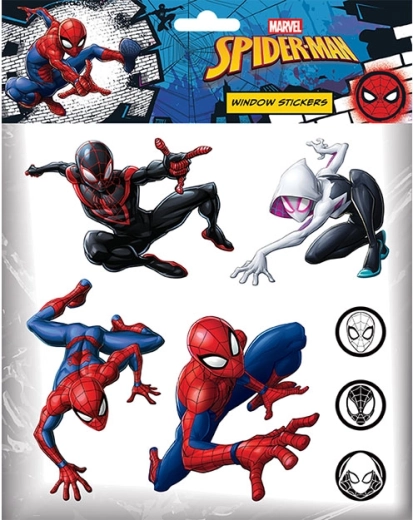 Statyczne naklejki na okno Spiderman