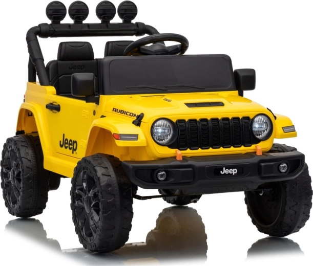 Elektryczny samochodzik Jeep Rubicon 24 V żółty
