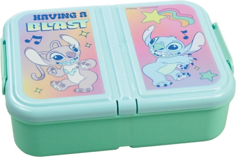 Wielokomorowy lunchbox Disney Stitch
