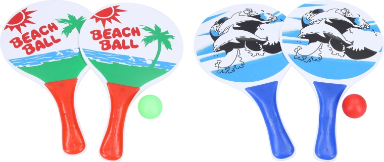 Tenis plażowy – zestaw 2 paletki i piłeczka