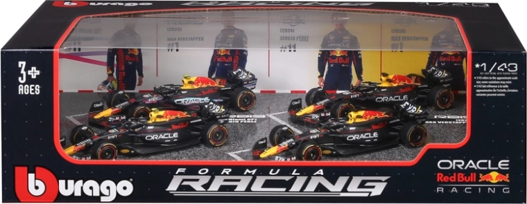 Limitowany zestaw 4 bolidów Red Bull Racing