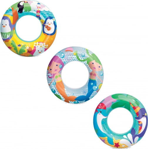 Nadmuchiwany dziecięcy koło do pływania BESTWAY Sea Adventures 51 cm – Syreny morskie