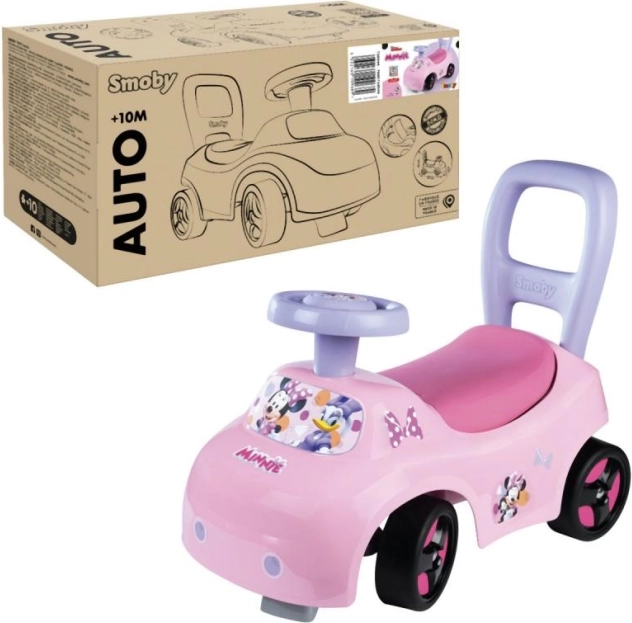 Jeździk auto MINNIE 2w1 dla dziewczynek