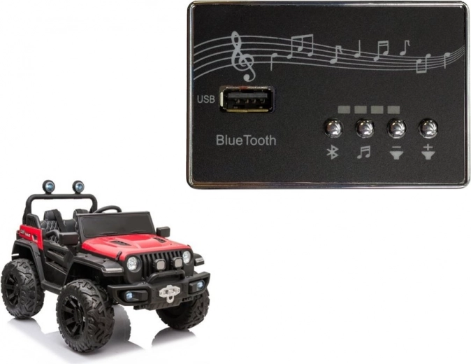 Panel muzyczny do pojazdu na akumulator