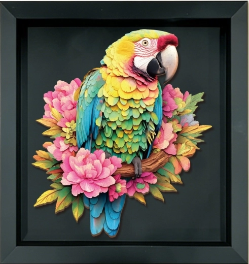 2Kids Toys drewniane puzzle Papuga