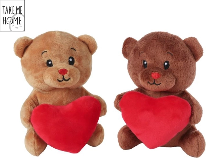 Pluszowy miś z serduszkiem 15 cm Take Me Home