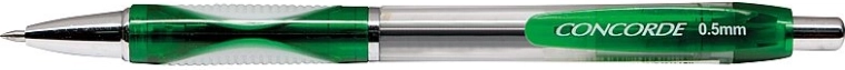 Długopis żelowy Concorde Fortuna z zielonym atramentem 0,5 mm