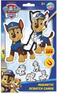 Magnetyczne zdrapywanki Psi Patrol – zestaw 10 magnesów