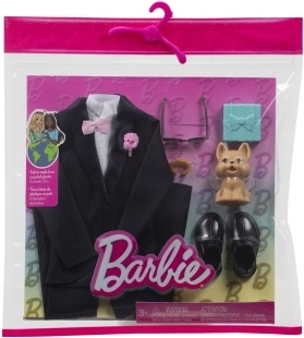 Barbie ubranka dla Barbie i Kena – pan młody