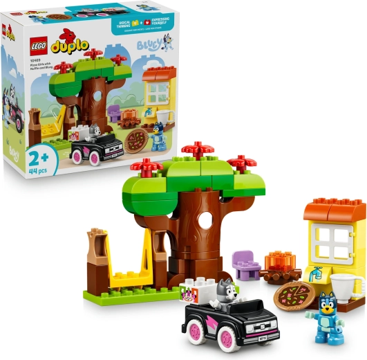 LEGO DUPLO Bluey pizzeria z Muffin i Bluey