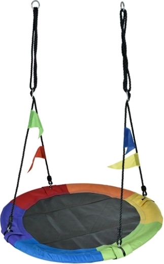 Kolorowa huśtawka linowa 100 cm