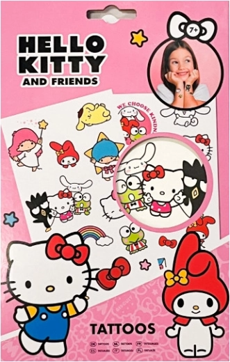Hello Kitty – tymczasowe tatuaże