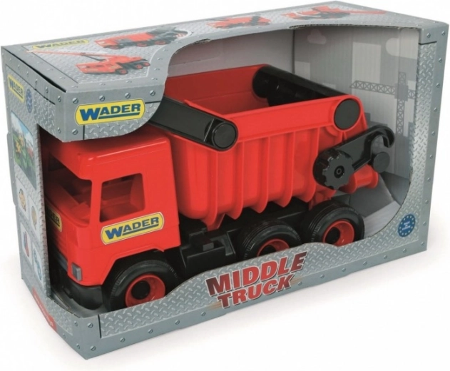 Czerwona wywrotka Wader Middle Truck