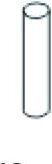Sworzeń 2,5 × 12,8 mm X3 CVD - 1 szt.