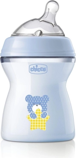 Chicco antykolkowa butelka dla niemowląt NaturalFeeling 250 ml dla chłopca 2 m+