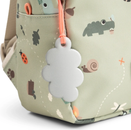 Zabawny design i odblaskowy detal