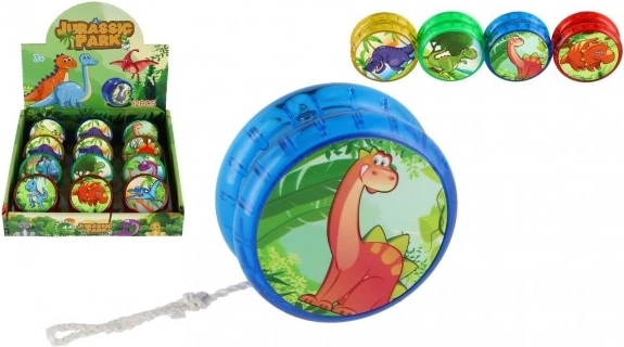 Świecące jojo z motywem dinozaurów