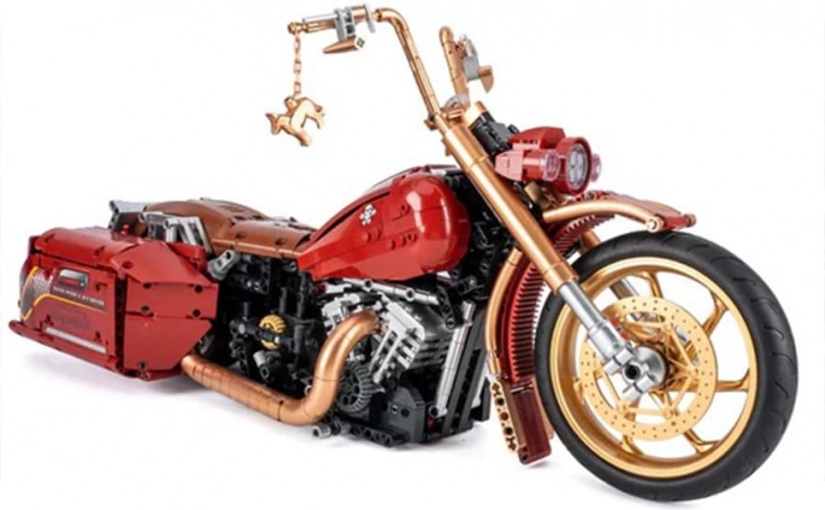 Klocki Motocykl 2111 el. Czerwony