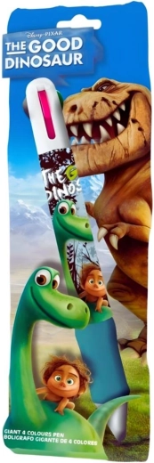 Jumbo czterokolorowy długopis Dobry dinozaur