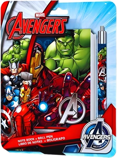 Zestaw: notes i długopis Avengers