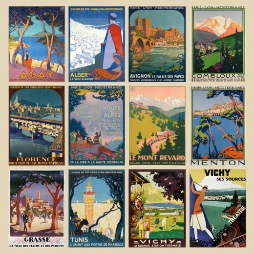 Grafika kwadratowe puzzle Plakaty Rogera Brodersa 1000 elementów